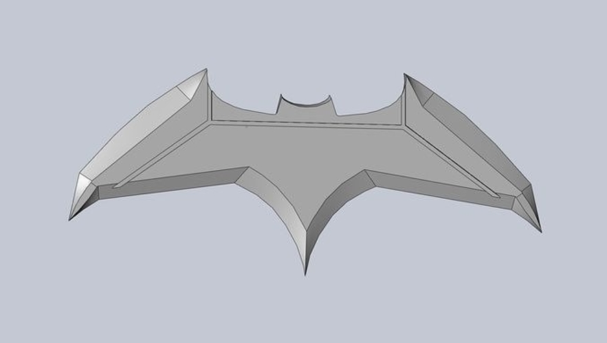 Basic Batman Batarang 3D Print 541323