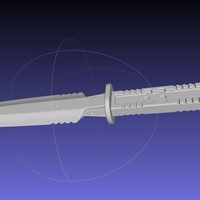 Metal Gear Rising Heat Blade Throwing Knife - Thumbnail 1