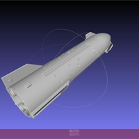 Small Space X Starship SN20 Printable Model 3D Printing 541333