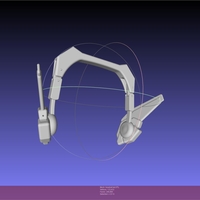 Overwatch 2 Version D.Va Headset Printable Model - Thumbnail 1