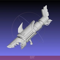 Small League Of Legends Jinx Fishbone Printable Assembly 3D Printing 541362