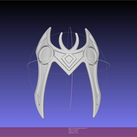 Marvel Lady Loki Mask Printable Assembly - Thumbnail 1