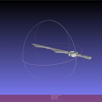 RWBY Penny Floating Array Sword Printable Assembly - Thumbnail 4