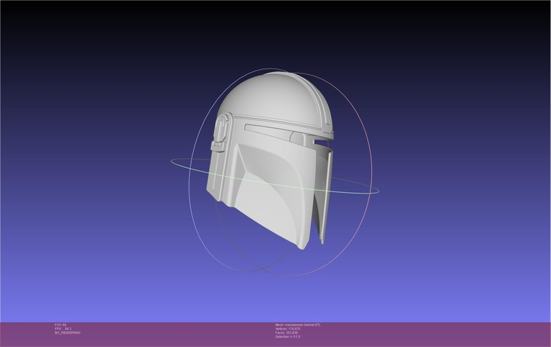 Star Wars Mandalorian Helmet 3D Print 541393