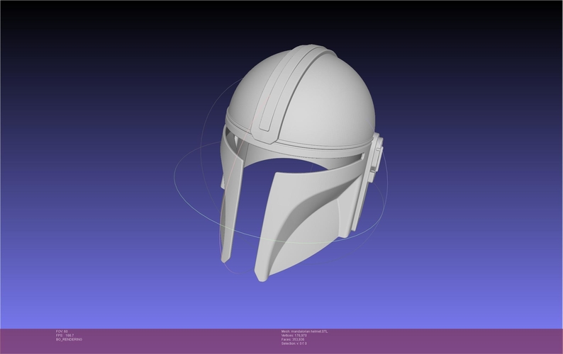 Star Wars Mandalorian Helmet 3D Print 541394