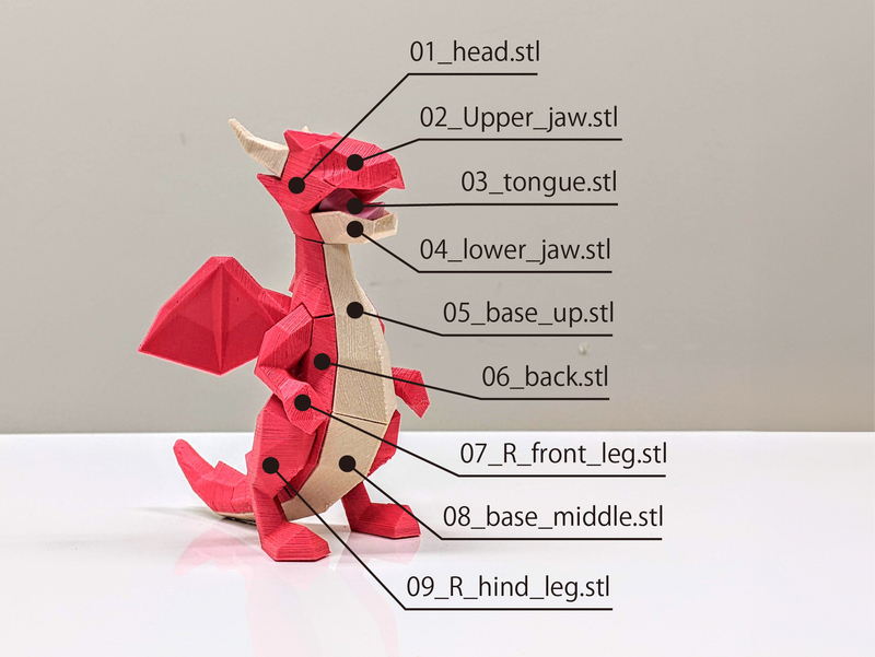  Low Poly Dragon Puzzle 