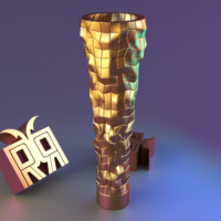 patterned vase - Thumbnail 1