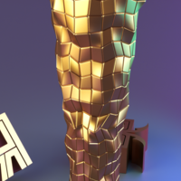 patterned vase - Thumbnail 2