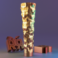 patterned vase - Thumbnail 3