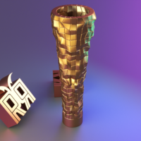 patterned vase - Thumbnail 9
