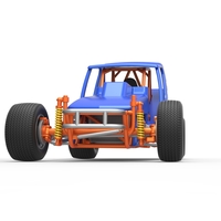 Vintage Northeast Dirt Modified stock car 1:25 - Thumbnail 6