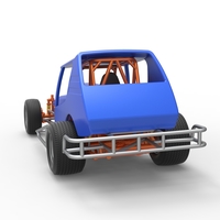 Vintage Northeast Dirt Modified stock car 1:25 - Thumbnail 13