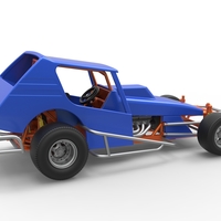 Vintage Northeast Dirt Modified stock car 1:25 - Thumbnail 19