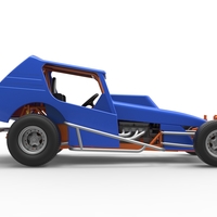 Vintage Northeast Dirt Modified stock car 1:25 - Thumbnail 20