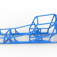 Frame of Vintage NE Dirt Modified stock car 1:25 - Thumbnail 7