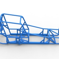 Frame of Vintage NE Dirt Modified stock car 1:25 - Thumbnail 14