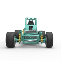 Vintage NE Dirt Modified stock car Base 1:25 - Thumbnail 7