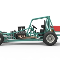 Vintage NE Dirt Modified stock car Base 1:25 - Thumbnail 9