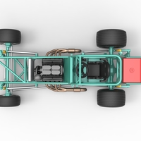 Vintage NE Dirt Modified stock car Base 1:25 - Thumbnail 11