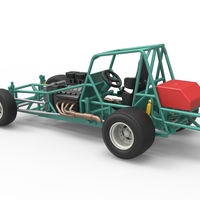 Vintage NE Dirt Modified stock car Base 1:25 - Thumbnail 12