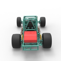 Vintage NE Dirt Modified stock car Base 1:25 - Thumbnail 16