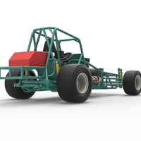 Vintage NE Dirt Modified stock car Base 1:25 - Thumbnail 18