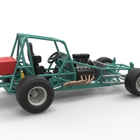 Vintage NE Dirt Modified stock car Base 1:25 - Thumbnail 19