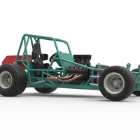 Vintage NE Dirt Modified stock car Base 1:25 - Thumbnail 22