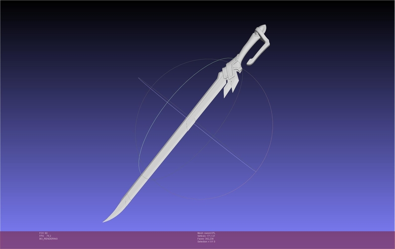 Re-Creators Selesia Upitiria Sword Handle And Assembly 3D Print 541622