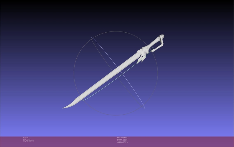 Re-Creators Selesia Upitiria Sword Handle And Assembly 3D Print 541624