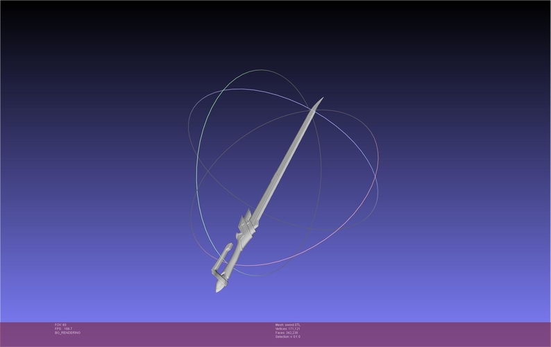 Re-Creators Selesia Upitiria Sword Handle And Assembly 3D Print 541625