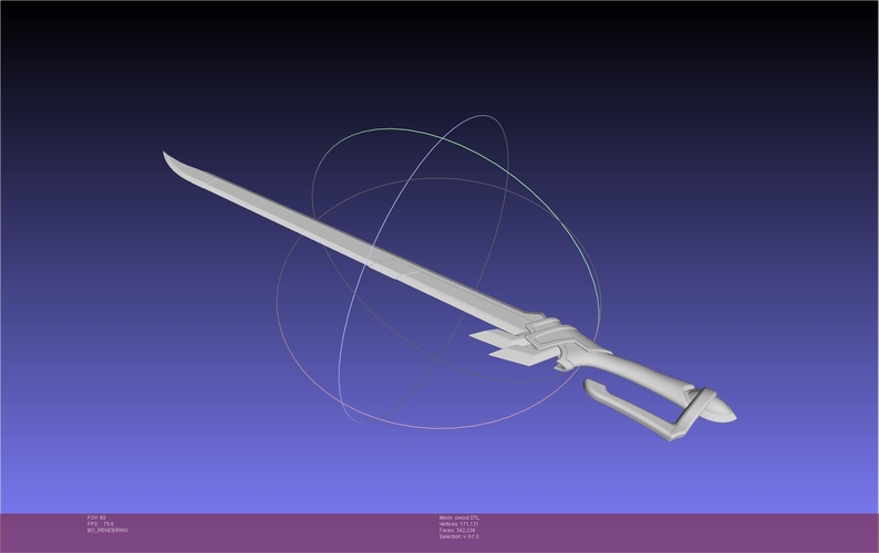 Re-Creators Selesia Upitiria Sword Handle And Assembly 3D Print 541626