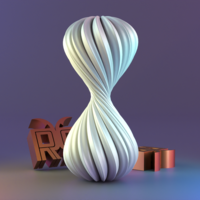 Round Welle candle mold - Thumbnail 2