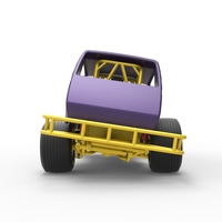 Vintage NE Dirt Modified stock car while turning 1:25 - Thumbnail 16