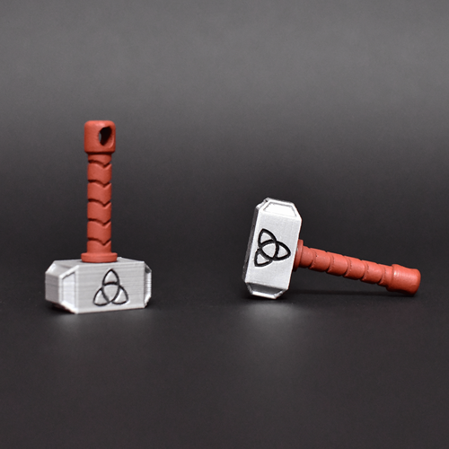 Fidget Key Chain Hammer of Thor 3D Print 541749