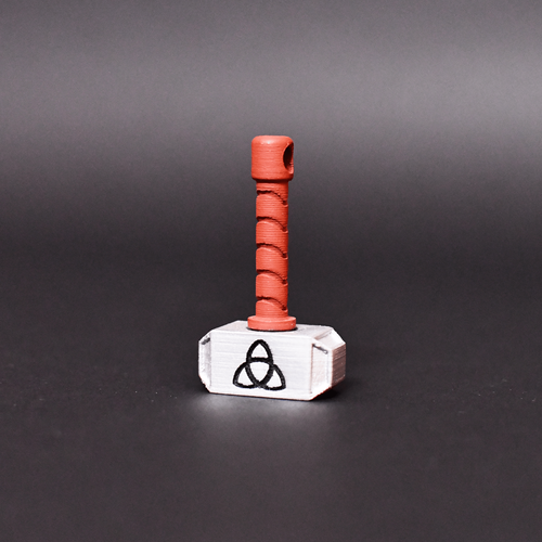 Fidget Key Chain Hammer of Thor 3D Print 541750