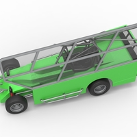 NE Dirt Modified stock car with side wing 1:25 - Thumbnail 4