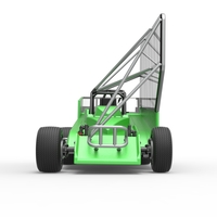 NE Dirt Modified stock car with side wing 1:25 - Thumbnail 7