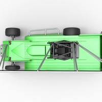 NE Dirt Modified stock car with side wing 1:25 - Thumbnail 11