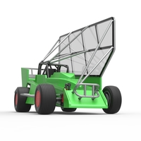 NE Dirt Modified stock car with side wing 1:25 - Thumbnail 23