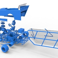 NE Dirt Modified stock car with side wing 1:25 - Thumbnail 25