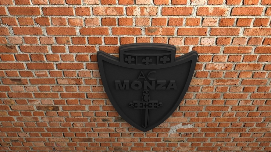 AC Monza Logo 3D Print 541823