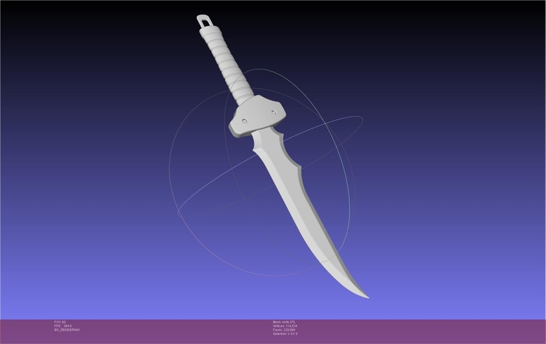 Solo Leveling Knife Intact And Broken Assembly 3D Print 541829