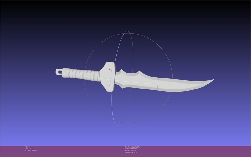 Solo Leveling Knife Intact And Broken Assembly 3D Print 541831