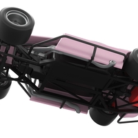 Vintage Asphalt Modified stock car V3 Scale 1:25 - Thumbnail 3