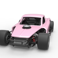 Vintage Asphalt Modified stock car V3 Scale 1:25 - Thumbnail 5