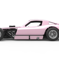 Vintage Asphalt Modified stock car V3 Scale 1:25 - Thumbnail 9