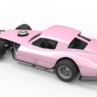 Vintage Asphalt Modified stock car V3 Scale 1:25 - Thumbnail 12