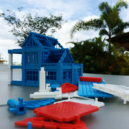 ​Printable Architectural Kit Series 2 3D Print 5419