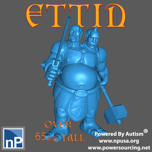 Ettin / Two-Headed Ogre 3D Print 541921